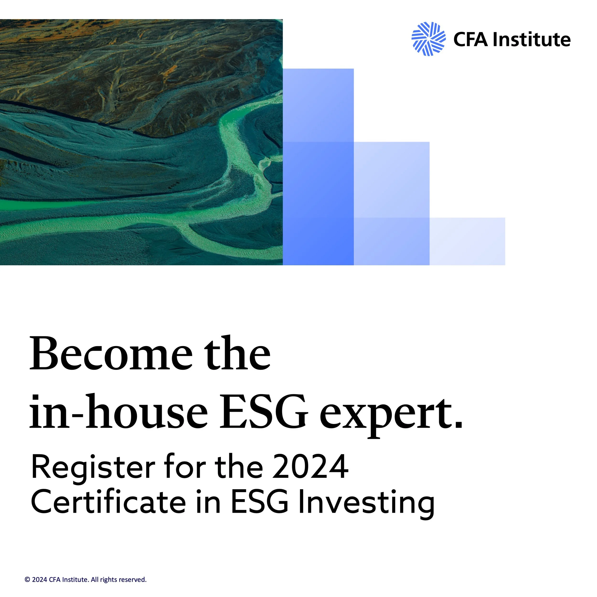 Certificate in ESG Investing has been updated for 2024 — CFA
